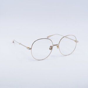 Valentino V-STUD-III VLX-136A Eyeglasses Gold 56mm Round Frame